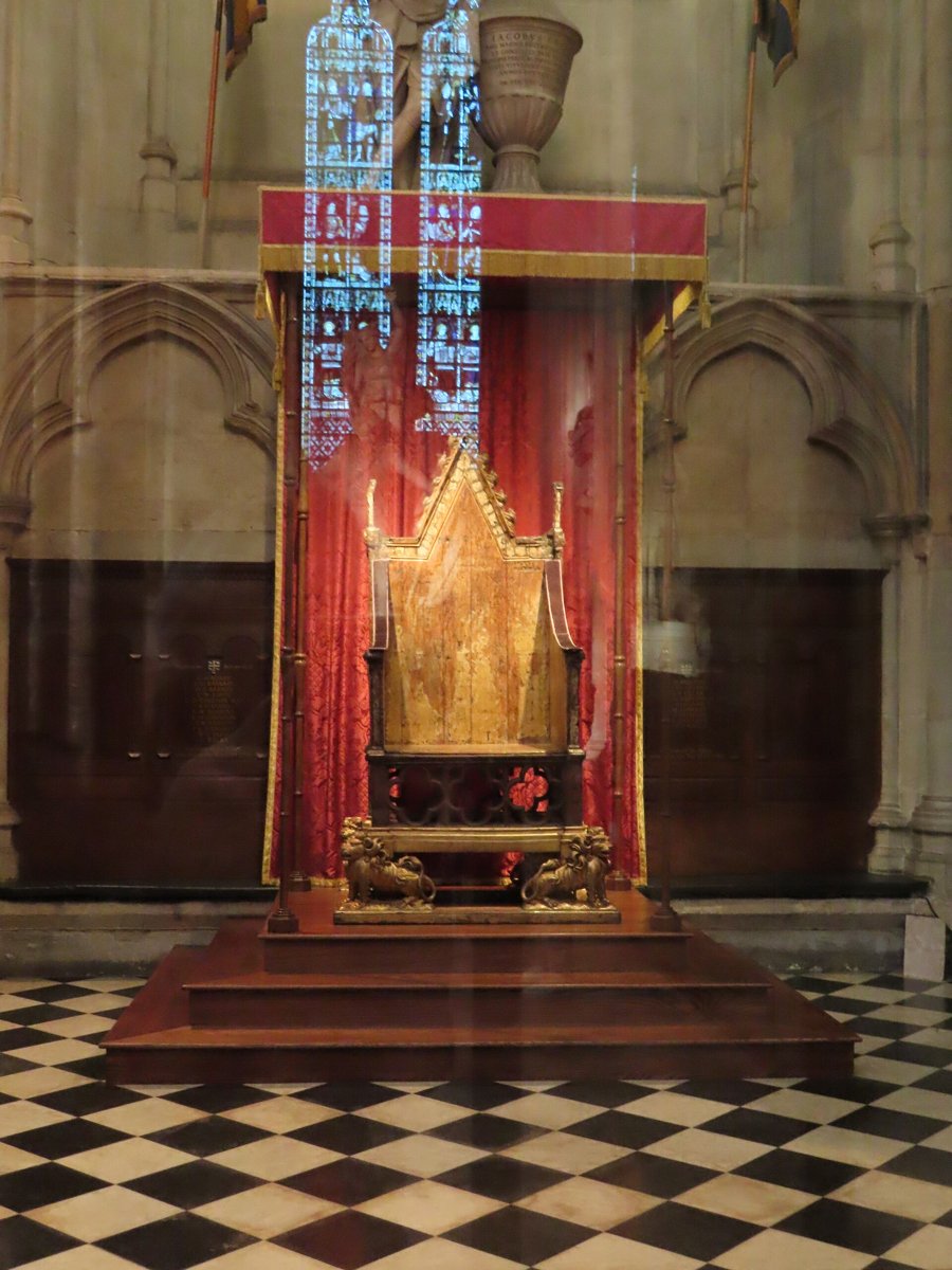 The Coronation Chair, 1300 to 1301, Westminster Abbey. Photo: amanderson2, CC BY 2.0.