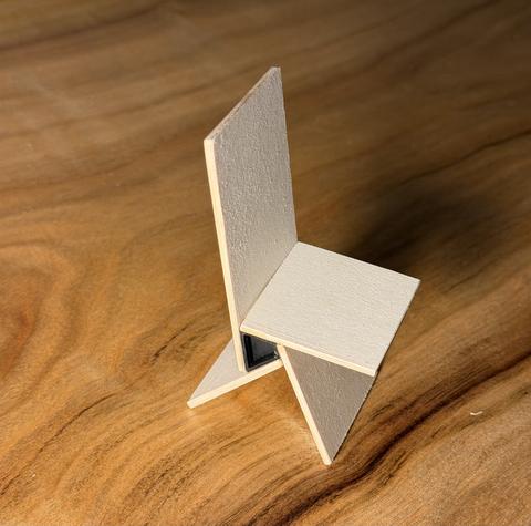 The first k-chair study at one tenth scale.