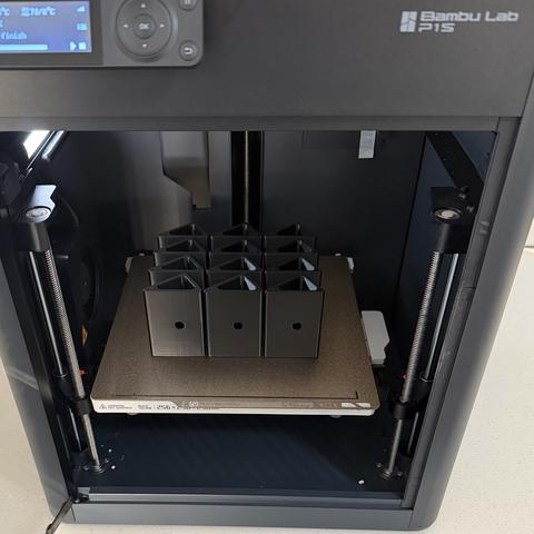 Twelve brackets printing on one plate.